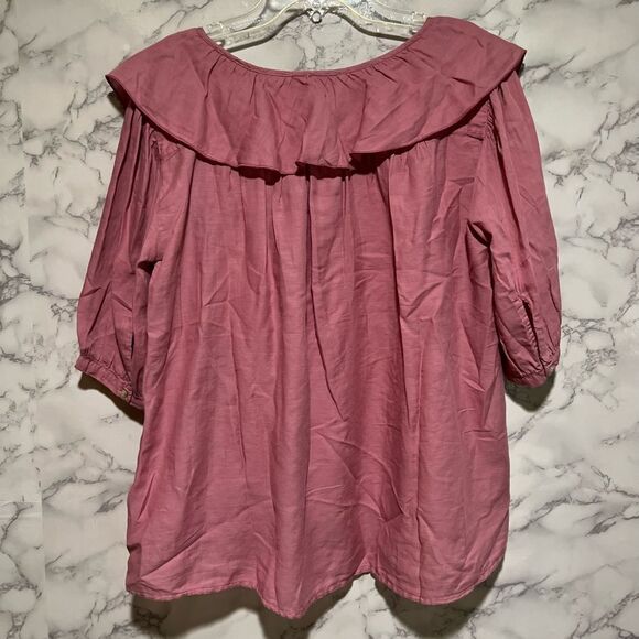 ba&sh Twiggy Cotton Ruffled Top - Picture 11 of 14